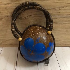 Vintage Coconut Shell Handbag
